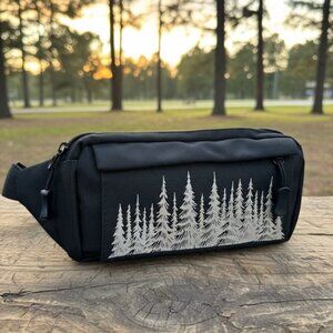 Unisex Black Active Waist Fanny Pack | Waist Bag | Adventure Crossbody